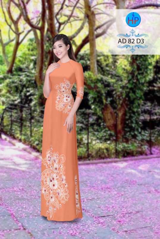 Vải áo dài hoa văn