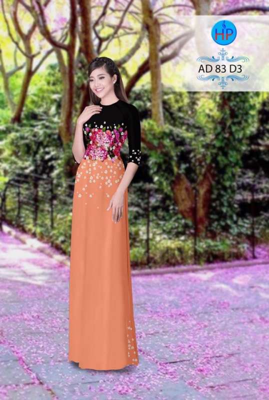 Vải áo dài hoa nhỏ