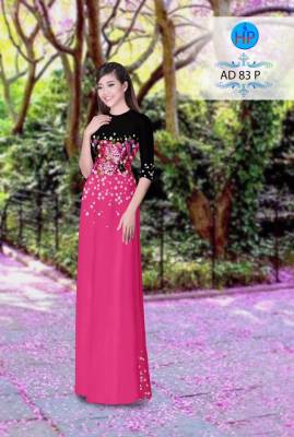 Vải áo dài hoa nhỏ-DT 2846
