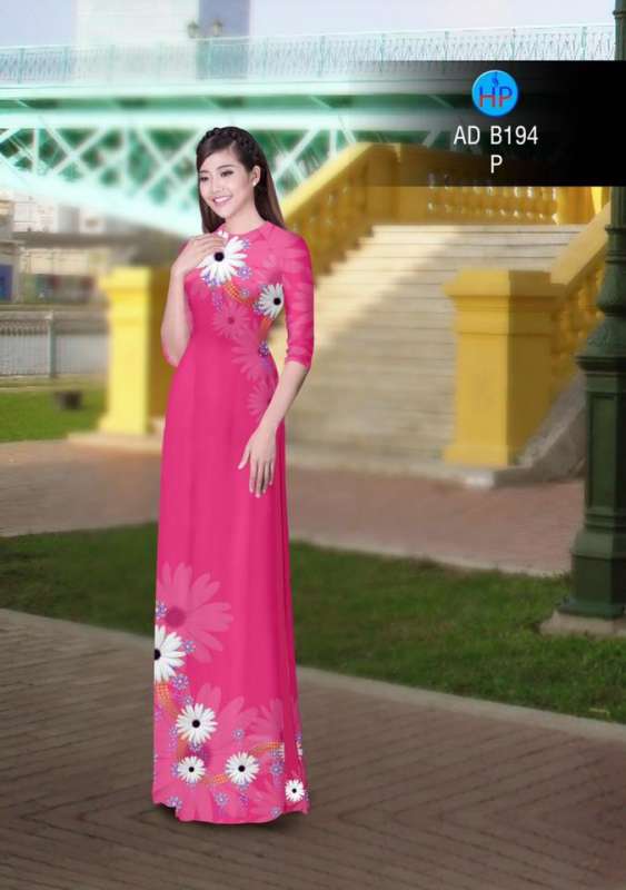 Vải áo dài hoa mờ