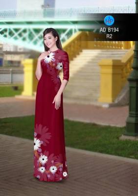 Vải áo dài hoa mờ-DT 2852