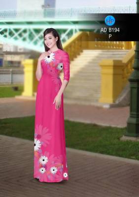 Vải áo dài hoa mờ-DT 2852