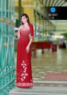 Vải áo dài hoa mờ-DT 2858