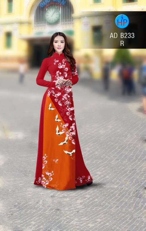 Vải áo dài hoa nhỏ