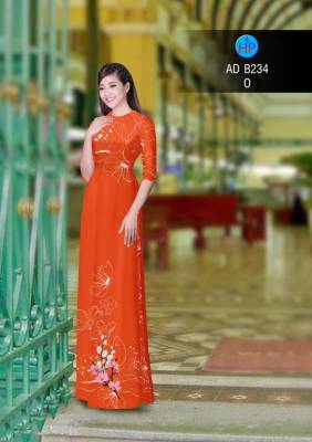 Vải áo dài hoa mờ-DT 2860