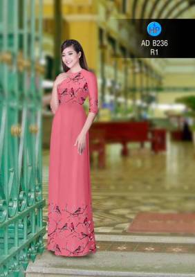 Vải áo dài chim cảnh-DT 2862