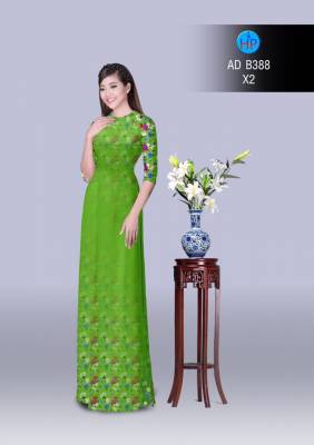 Vải áo dài hoa nhí-DT 2868