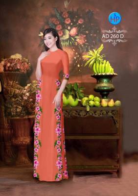 Vải áo dài hoa dây 2 bên-DT 2872