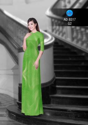 Vải áo dài họa tiết vằn vện-DT 2874