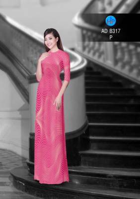 Vải áo dài họa tiết vằn vện-DT 2874
