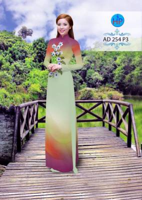 Vải áo dài hoa 3D-DT 2875