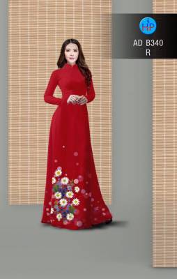 Vải áo dài hoa cúc-DT 2876