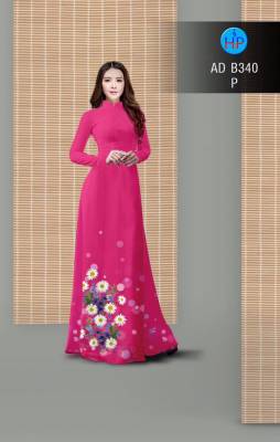 Vải áo dài hoa cúc-DT 2876