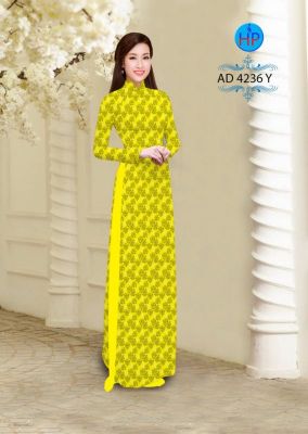 Vải áo dài hoa nhỏ-DT 2882