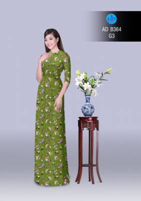 Vải áo dài hoa nhí-DT 2894
