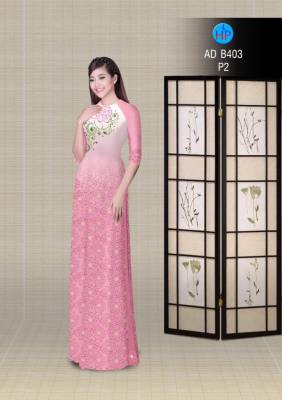 Vải áo dài bộ hoa dây-DT 2910