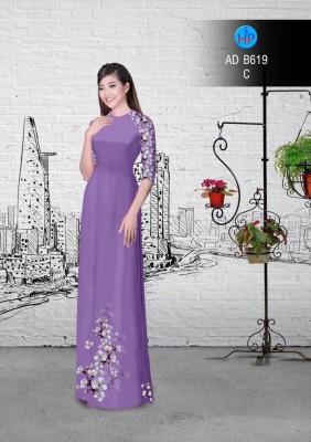 Vải áo dài hoa dây-DT 2975