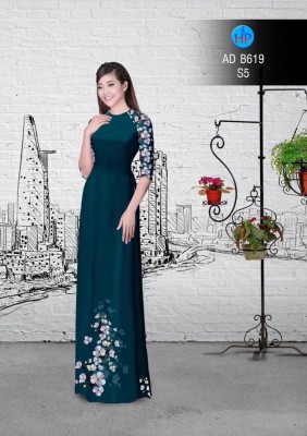 Vải áo dài hoa dây-DT 2975