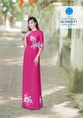 Vải áo dài hoa chìm 3D-DT 3041