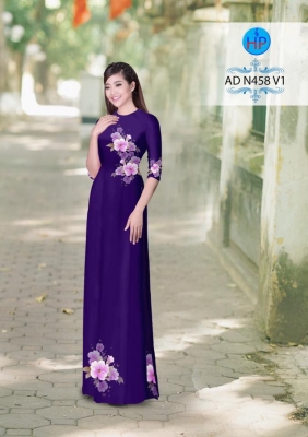 Vải áo dài hoa chìm 3D-DT 3041