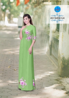 Vải áo dài hoa chìm 3D-DT 3041