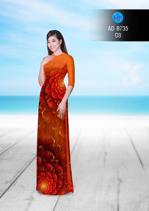 Vải áo dài lập thể 3D