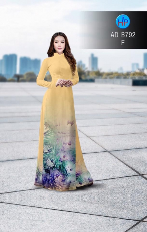 Vải áo dài hoa mờ