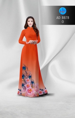 Vải áo dài lông Công-DT 3076