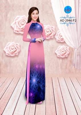 Vải áo dài hoa cúc 3D-DT 3130