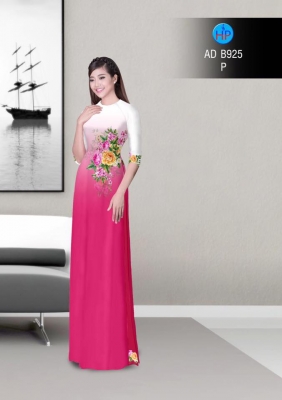 Vải áo dài hoa eo-DT 3168