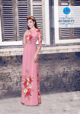 Vải áo dài hoa chùm nhỏ-DT 3169
