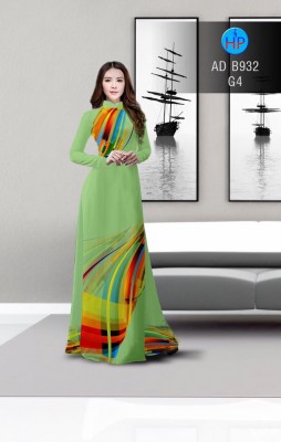 Vải áo dài màu kẻ sọc-DT 3170