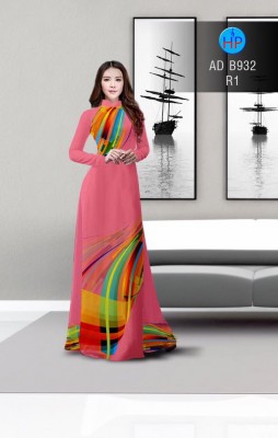 Vải áo dài màu kẻ sọc-DT 3170