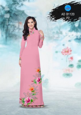 Vải áo dài hoa Râm Bụt-DT 3209