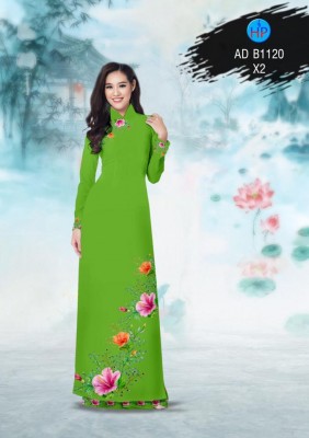 Vải áo dài hoa Râm Bụt-DT 3209