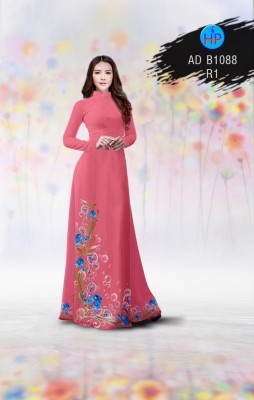 Vải áo dài hoa văn tà dưới-DT 3212