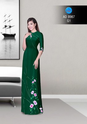 Vải áo dài hoa dây-DT 3216