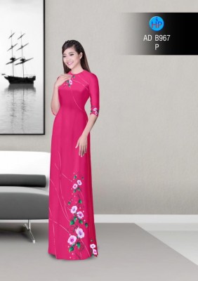Vải áo dài hoa dây-DT 3216