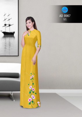 Vải áo dài hoa dây-DT 3216