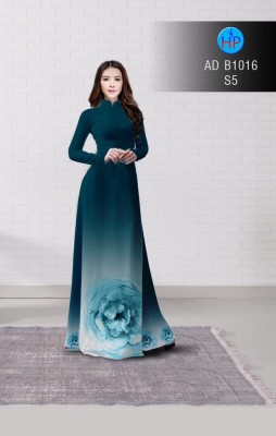Vải áo dài hoa hồng 3D-DT 3217
