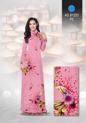 Vải áo dài chim Công-DT 3288