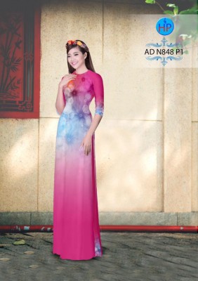 Vải áo dài hiệu ứng ánh sáng-DT 3324