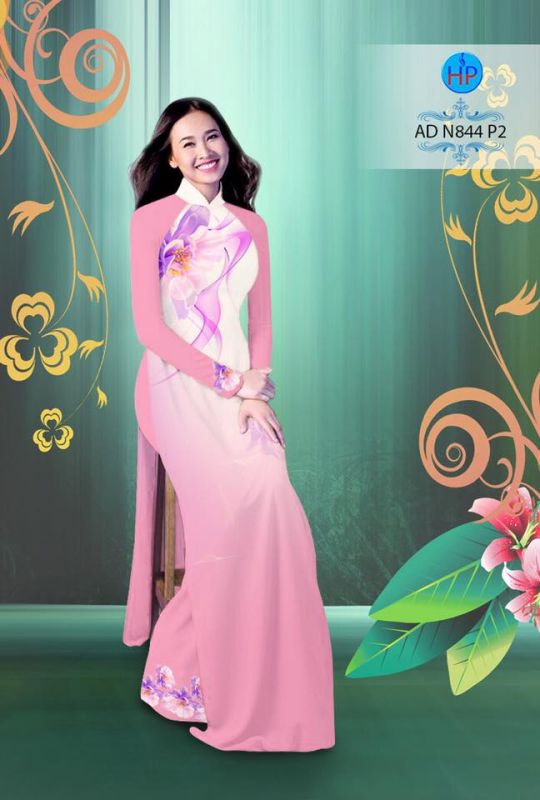 Vải áo dài hiệu ứng 3D