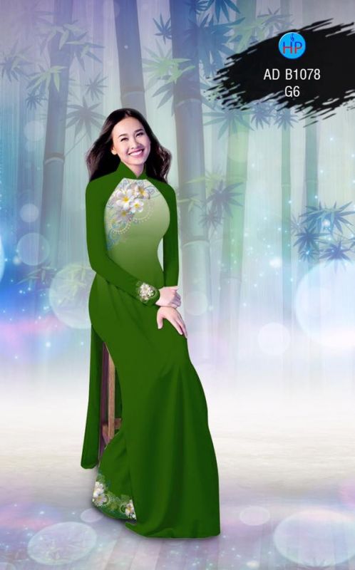 Vải áo dài hoa Sứ trắng