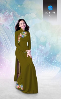 Vải áo dài hoa dây xéo-DT 3343