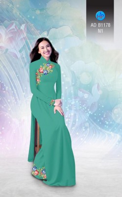 Vải áo dài hoa dây xéo-DT 3343