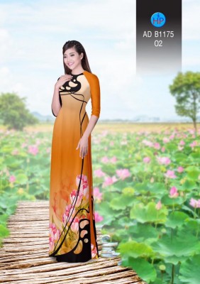Vải áo dài hoa độc đáo-DT 3345