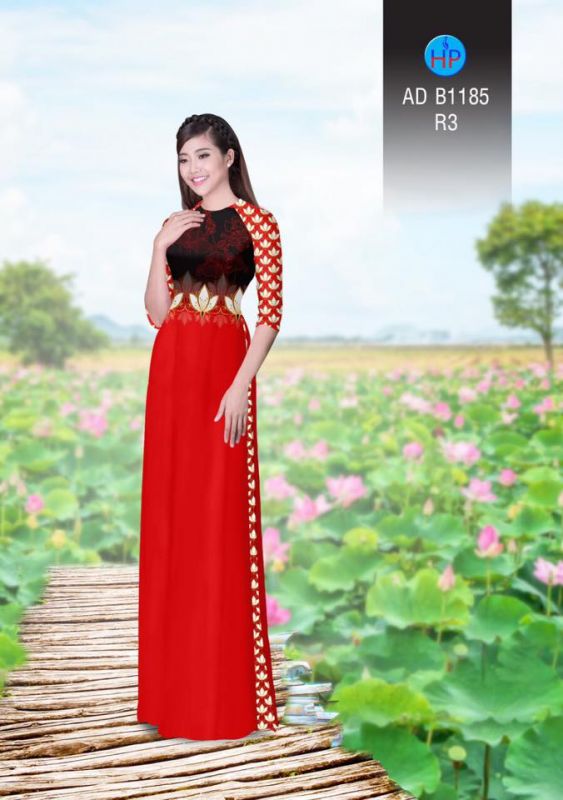 Vải áo dài hoa Sen