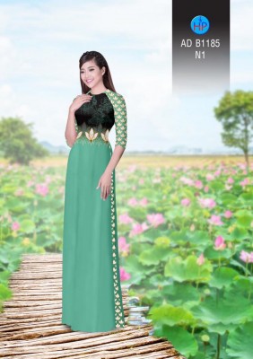 Vải áo dài hoa Sen-DT 3347