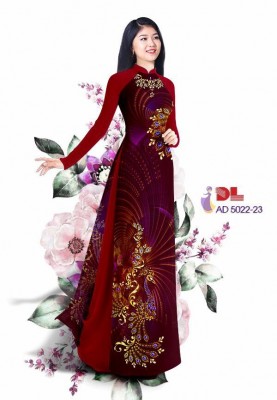 Vải áo dài họa tiết đá quí-DT 3365